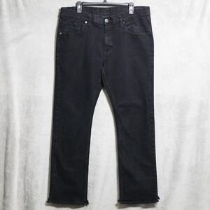 Cody James Jeans Men 37.5x31.5 Black Night Rider Denim Boot Straight Leg Western